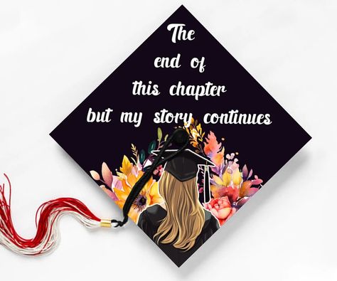 Are you looking for a perfect graduation cap to fit your graduation day? We got it for you. This listing is for a unique graduation cap design that has 9.5x9.5 and is Easily adhered to a standard-sized graduation hat. We can personalize if requested but please send a message first. Grab this now at: https://www.etsy.com/listing/1460972725 You can also visit our Etsy store for more designs: https://www.etsy.com/shop/ModernDigitalDesigns?#graduationcap #classof2023 #trending #moderndigitaldesign Cap Graduation, Unique Graduation Cap Designs, Graduation Hat Designs, Graduation Images, Diy Graduation Cap, Graduation Cap Toppers, Graduation Hat, Graduation Cap Designs, Cap Designs