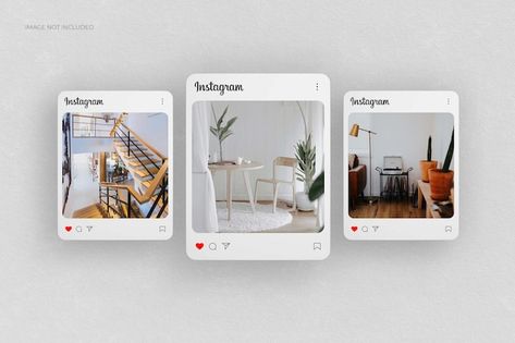 Instagram Post Frame, Instagram Post Mockup, Social Media Post Mockup, 3d Social Media Post Design, Social Media Furniture Post, Furniture Graphic Design Social Media, Choice Template, Instagram Mockup, Adobe Photoshop Design