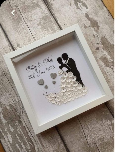 Groom Present, Couple Frame, Gifts For Bride And Groom, Wedding Frame Gift, Shadow Box Gifts, Wedding Shadow Box, Mrs And Mrs, Wedding Gifts For Bride And Groom, Handmade Wedding Gifts