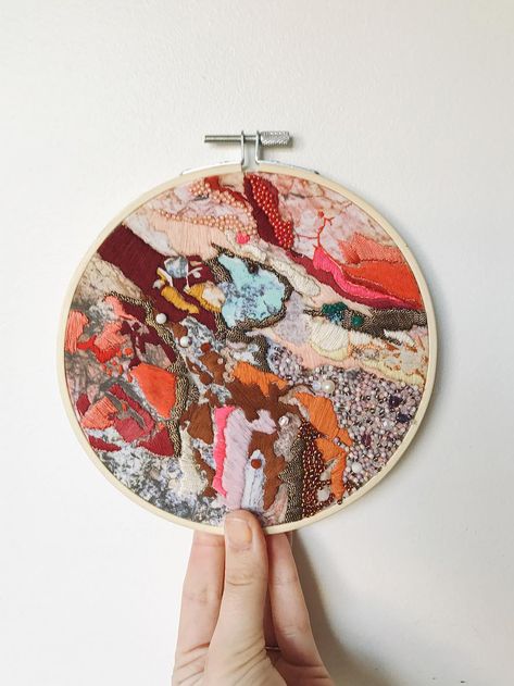 8 Embroidery Artists Who Are Redefining Their Craft Industrial Artwork, Abstract Embroidery, Pola Sulam, 자수 디자인, Modern Embroidery, Embroidery Hoop Art, Hand Embroidery Patterns, Embroidery Inspiration, Sewing Project