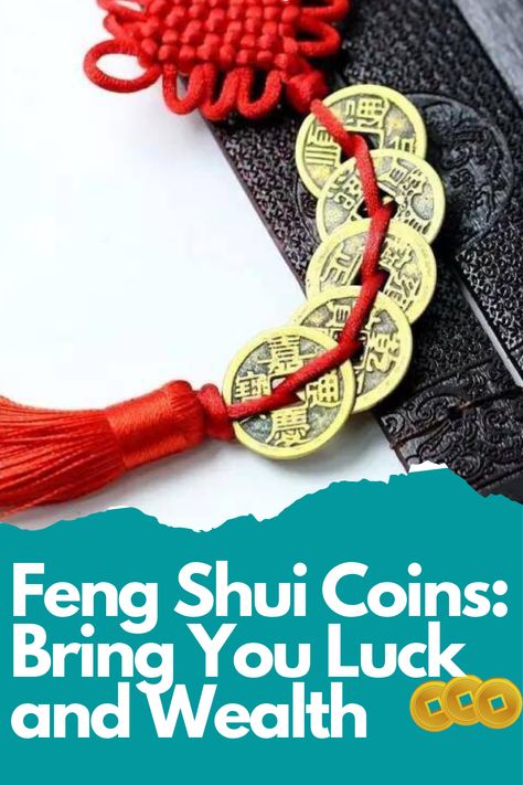 Feng Shui Coins: Bring You Luck and Wealth Feng Shui Wallpaper For Luck, Money Bowl Feng Shui, Feng Shui Symbols Wealth, Feng Shui Wallet, Chinese Coins Feng Shui, Feng Shui Wealth, Feng Shui Principles, Red Front Door, Lord Shiva Statue