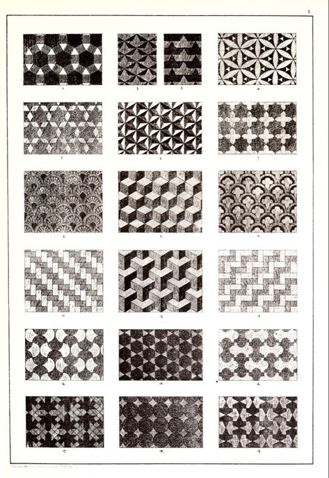 In 'Principles of ornamental art' (1875), Hulme discusses elements of design: line, texture, symmetry, color and contrast, and the key roles these play in creating visual variety, a sense of rhythm, variation and balance. Hulme, F. E. (1875). 'Principles of ornamental art'. London: Cassell, Petter & Galpin. Accessed April 4, 2023, from https://archive.org/details/principlesoforna00hulm/ Regular Rhythm Art, Pattern Principle Of Design, Variety Principle Of Design, Rhythm Art Design, Rhythm Art Drawing, Principles Of Design Rhythm, Elements Of Design Line, Rhythm In Design, Regular Rhythm