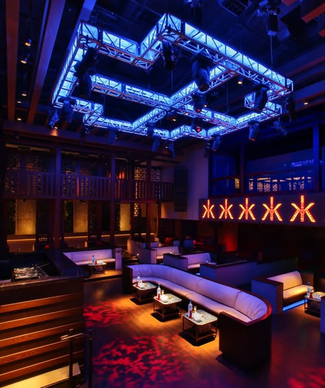 Hakkasan Las Vegas Nightclub                The Pavilion Vegas Nightclub, Las Vegas Night Clubs, Club Lighting, Lounge Club, Nightclub Design, Pub Design, Restaurant Concept, Lounge Design, Bar Design Restaurant