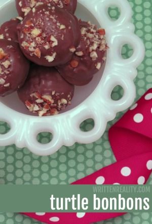 Homemade Turtle Bonbons Recipe Bob Bons, Truffle Ideas, Bonbons Recipe, Homemade Turtles, Bon Bons Recipe, Tuesday Recipes, Christmas Candies, Best Holiday Cookies, Candy Man