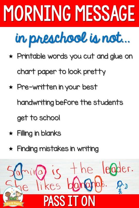 Pre K Morning Message, Prek Stations, Emerald Room, Pre-k Writing, Reading Coach, Preschool Journals, Prek Literacy, Literacy Activities Preschool, Emergent Literacy