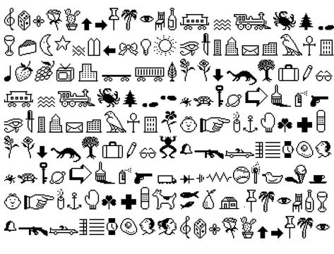 susan kare's 'cairo' font for macintosh, 1983 | Are.na Alpha Graph, Susan Kare, Book Cover Series, Douglas Coupland, History Of Graphic Design, Logo Mood Board, Graph Patterns, Digital Revolution, Computer Icon