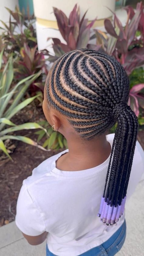 Kids Cornrows, Kids Cornrow Hairstyles, Toddler Braided Hairstyles, Cornrows Natural Hair, Natural Kids, August Calendar, Kids Curly Hairstyles, African Hair Braiding Styles, Kid Styles