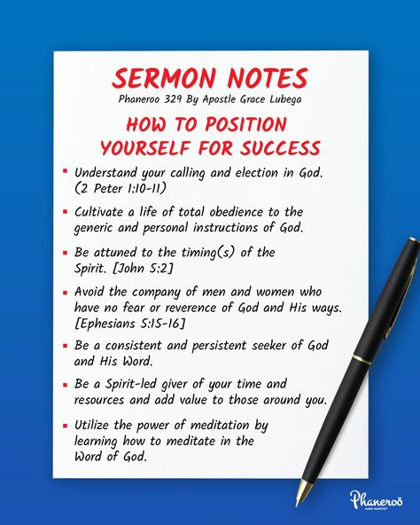 Sermon notes bit.ly/Phaneroo329 Sermon Preparation, Youth Sermons, God Scriptures, Sermon Outlines, Spiritual Exercises, Sermon Ideas, Scripture Study Lds, Bible Messages, Study Topics