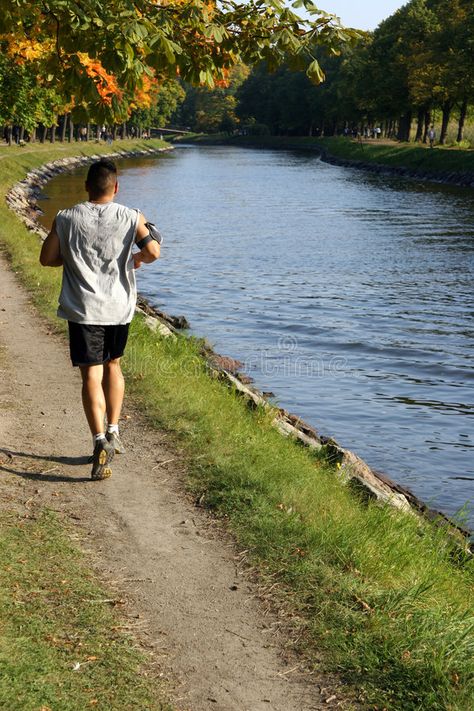 Jogging by the water. Jogger going for it in nice landscape , #AFFILIATE, #water, #Jogging, #Jogger, #landscape, #nice #ad Nice Landscape, Forest Resort, Orange Groves, Memory Drawing, Jogging Track, Photography Cameras, Character Vibes, Water Bodies, Family Resorts