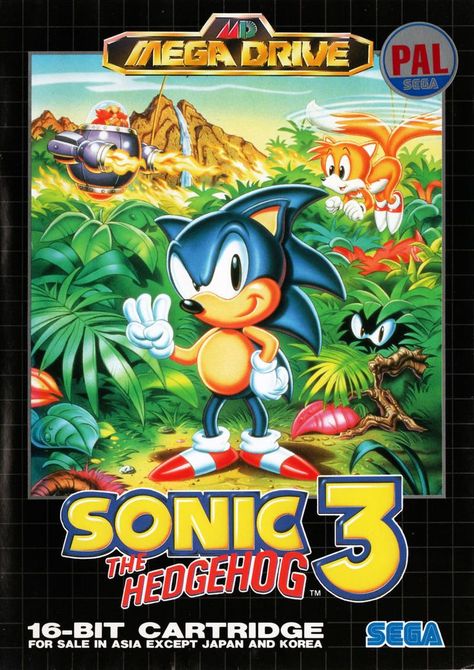 Sonic The Hedgehog 3, Sega Genesis Games, Game Sonic, Sonic Mania, Sega Mega Drive, Retro Gaming Art, Megaman X, Vintage Video Games, Sega Games