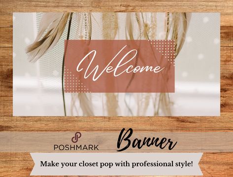 Poshmark Closet Banner | Boho Lace Collection | Instant Digital Download Sophisticated Boho, Lace Collection, Profile Header, Banner Images, Header Image, Boho Lace, Banner Design, Digital Download Etsy, Digital Image