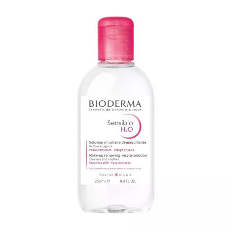 Bioderma Sensibio H2O Micellar Water Makeup Remover - 8.33 fl oz | Target Bioderma Micellar Water, Night Time Skin Routine, Water Makeup, Bioderma Sensibio, Micellar Water, Skin Routine, Cleansing Oil, Alcohol Free, Makeup Remover