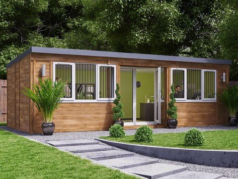 Corner Gazebo, Small Garden Office, Small Summer House, Garden Office Shed, Insulated Garden Room, Corner Log Cabins, Garden Offices, Timber Logs, Summer House Garden