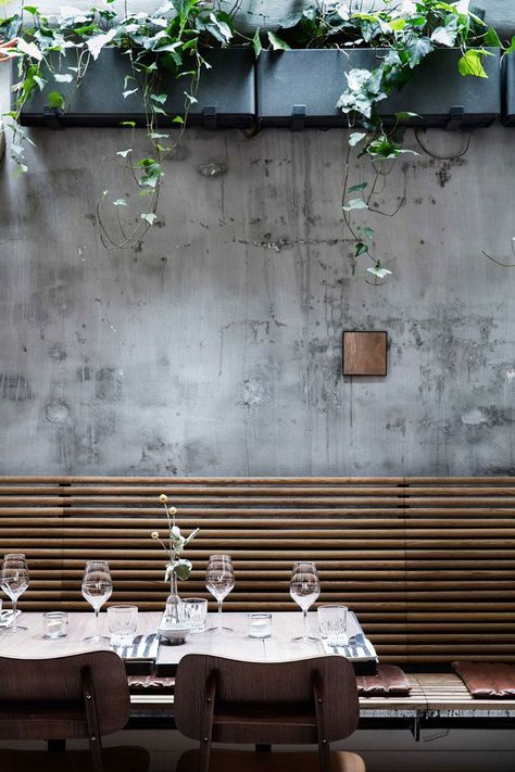 Vakst Restaurant in Copenhagen / Greenhouse Restaurant, Greens Restaurant, Nordic Restaurant, Restaurant Seating, Boho Interiors, Have Inspiration, Bar Interior, Outdoor Restaurant, Restaurant Ideas