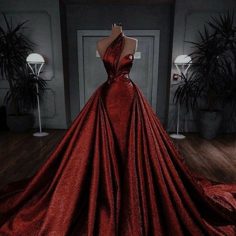 Ruby Dress Gowns, Red Ballroom Gown, Winter Outfit Woman, Red Ballroom Dress, Ballroom Dress Gowns, Dress Aesthetic Elegant, Red Ballroom Dresses, Gown Aesthetic, Princess Dress Patterns