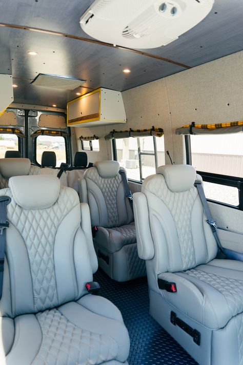 Van Conversion Company - Passenger Van Sprinter Conversion Van Conversion For Family, Big Family Car, 12 Passenger Van, Sauna Bathroom Design, Sprinter Passenger Van, 15 Passenger Van, Mercedes Sprinter 4x4, Big Van, Mercedes Benz Vans