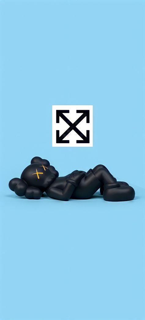 #kaws #offwhite #nike #art Kaws Wallpaper Off White, Kaws 3d Wallpaper Black, Kaws Palm Angels Wallpaper, Kaws Apple Watch Wallpaper, Kaws Blue Wallpaper, Blue Kaws Wallpaper, Hype Beast Wallpaper, Kaw Wallpaper, Kaws Pictures