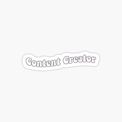 Content Creator Logo, Purple Quotes, Quote Stickers, Data Analytics, Content Creation, Content Creator, Funny Stickers, Pretty People, Vision Board