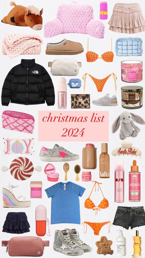 Things For Christmas List, It Girl Christmas, Girl Christmas Wishlist, Things To Ask For Christmas, Christmas Wishlist Aesthetic, Aesthetic Christmas Wishlist, Wish List For Teens, Teen Christmas Wishlist, Christmas List Items