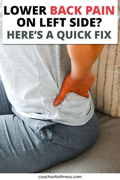 Is lower back pain not going away? Find out what's causing it, how to get relief, and most importantly how to avoid triggering the pain. This post will focus on lower left back pain where the pain is only on one side and the tutorials to release it. Lower Back Pain Causes, Mid Back Pain, Hip Pain Relief, Chronic Lower Back Pain, Sciatica Exercises, Lower Back Pain Exercises, Upper Back Pain, Ways To Stay Healthy, Lower Back Pain Relief