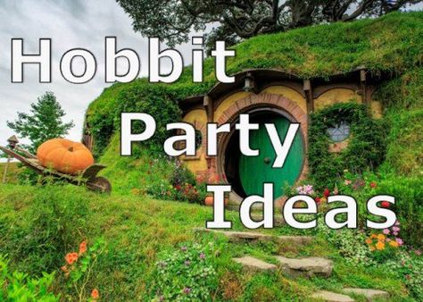 This site draws together lots of quick, easy, and inexpensive ideas for games, prizes, costumes, decoration and food for a party based on The Hobbit or The Lord of the Rings. The Hobbit Party, Hobbit Party Ideas, Lotr Birthday, Food For A Party, Hobbit Cake, Hobbit Wedding, Hobbit Food, Hobbit Book, Hobbit Party