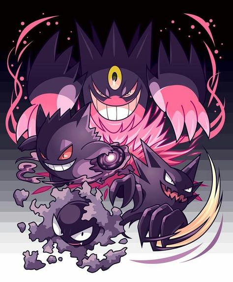 Ghastly Evolution, Gengar Evolution, Mega Gengar, Haunter Pokemon, Dark Pokémon, Ghost Type Pokemon, Drawing Time, Gengar Pokemon, Ghost Pokemon