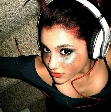 A Woman, Headphones