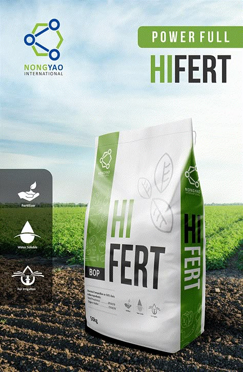 Hi FERT on Behance Agro Creative Ads, Farm Products Packaging, Agriculture Product Design, Fertilizer Advertising, Fertilizer Packaging Design, Agriculture Ads, Products Social Media Post, Product Creative Ads, Agriculture Design