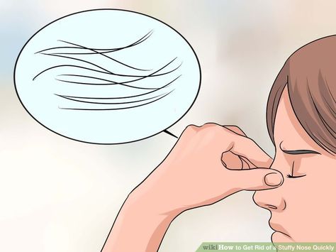 How to Get Rid of a Stuffy Nose Quickly (with Pictures) - wikiHow Stuffed Nose, Natural Antifungal, Stuffy Nose Remedy, High Blood Sugar Symptoms, How To Help Nausea, Yoga Information, Nose Shapes, Stuffy Nose, Turmeric Benefits