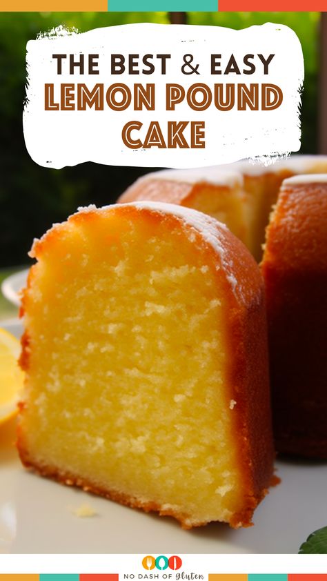 Pudding Bundt Cake, Easy Lemon Cake, Italian Lemon Pound Cake, Dream Dessert, Pound Cake Recipes Easy, Lemon Cake Easy, Irish Desserts, Lemon Pound Cake Recipe, Sour Cream Pound Cake