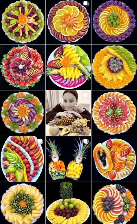 Fruit Presentation, Amazing Food Platters, Deco Fruit, Fruits Decoration, Fruit Platter Designs, Fruit Creations, Dinner Recipes For Two, Decorações Com Comidas, Amazing Food Decoration