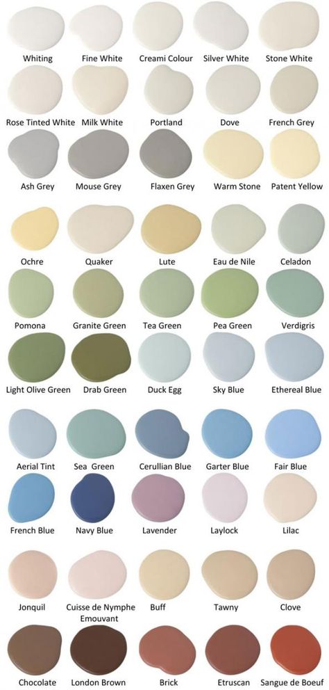 Colour chart from Pots of Paint Paint Color Chart, Eco Friendly Paint, Bathroom Paint Colors, Bedroom Wall Colors, Kitchen Decor Themes, Grey Paint Colors, Grey Color Scheme, Paint Colour, Room Walls