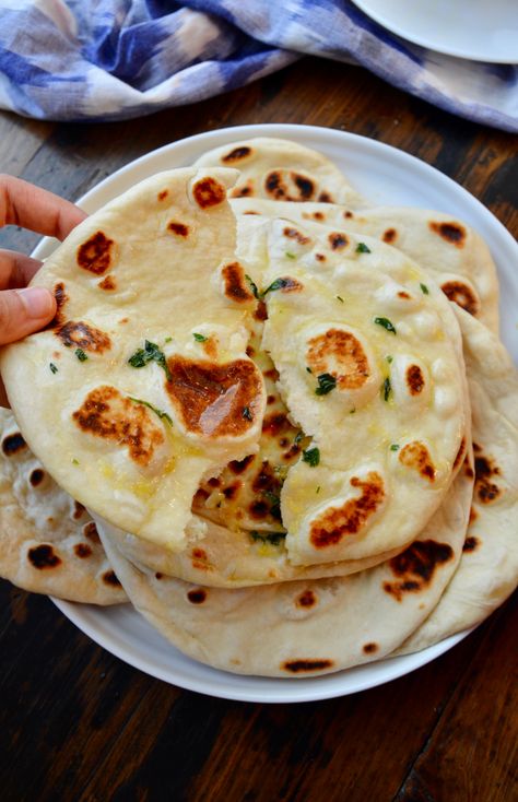 Authentic Indian Garlic Naan – Corrigan Sisters Corrigan Sisters, Garlic Naan, Weekly Meals, Dipping Sauces, Naan Bread, Authentic Indian, Chicken Dishes Recipes, Yummy Eats, Again And Again