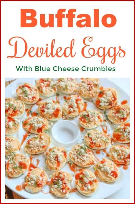 Traditional Deviled Eggs, Buffalo Deviled Eggs, Blue Cheese Recipes, Recipes Potato, Eggs Recipes, Buffalo Wing, Buffalo Wing Sauce, Recipes Soup, Easy Appetizers