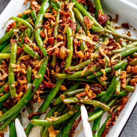 Fresh Green Beans And Bacon, Italian Green Beans Recipe, Green Beans And Bacon, Boil Green Beans, Easy Green Bean Recipes, Beans And Bacon, Fresh Green Bean Recipes, Italian Green Beans, Green Bean Recipe