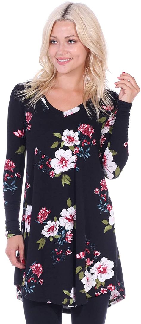 Embroidered tunic top