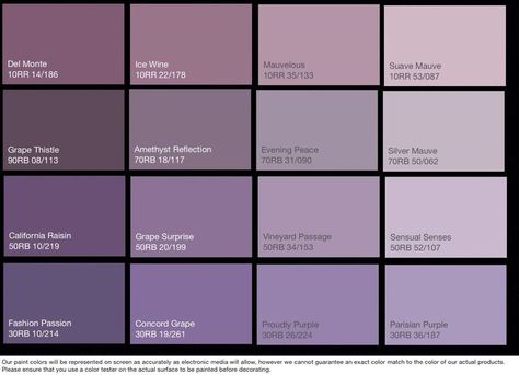 Purple Grey Paint Color, Lavender Paint Colors, Grey Purple Paint, Light Purple Paint, Glidden Paint Colors, Gray Things, Purple Paint Colors, Lavender Paint, Color Palette Living Room