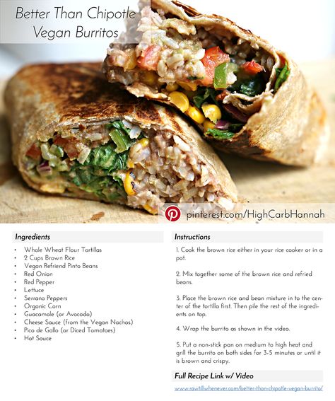 Badass Vegan Burrito Plant Based Proteins, Vegan Burrito, Meatless Recipes, Tikka Masala, Meatless Meals, Vegan Cooking, Vegan Foods, Coffee Cafe, Vegan Eating