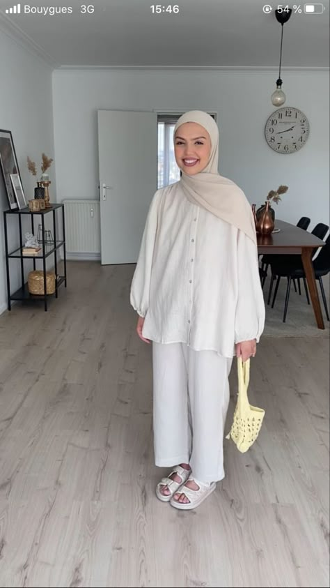 Hijab Outfit Summer, Hijab Fashion Summer, Estilo Hijab, Stile Hijab, Modesty Outfits, Modern Hijab Fashion, Modest Fashion Hijab, Muslim Outfits Casual, Muslim Fashion Hijab Outfits