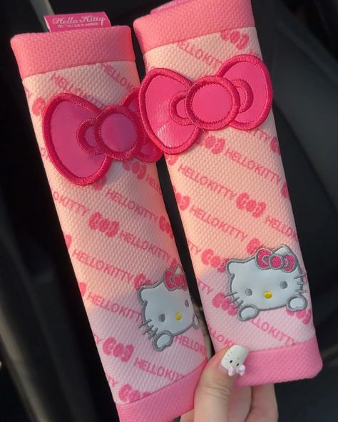 Hello Kitty Pink Car Seat Belt Cover Pad – 2PCS Seatbelt Shoulder Strap Pads for Car Accessories now available at cutelalaco.com! Link in bio to shop. Follow @cutelalacoshop for more cute items! #hellokitty #hellokittylover #hellokittyfan #caraccessories Kirby Car Accessories, Kirby Car, Pink Car Seat, Pink Car Accessories, Hello Kitty Pink, Seat Belt Cover, Pink Car, Pad Cover, Seat Belt