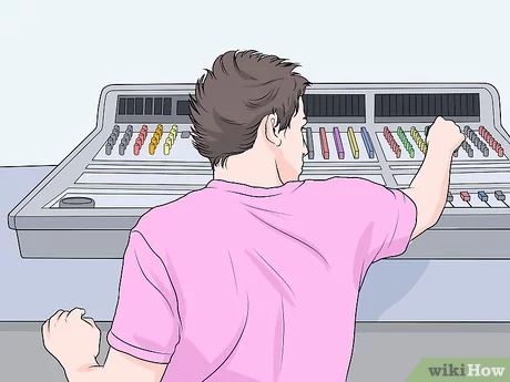 3 Ways to Become a Sound Engineer - wikiHow Engineer Cartoon, Sound Engineering, Music Software, Audio Engineer, Music Technology, Sound Engineer, Music Mix, Sound System, In The Studio