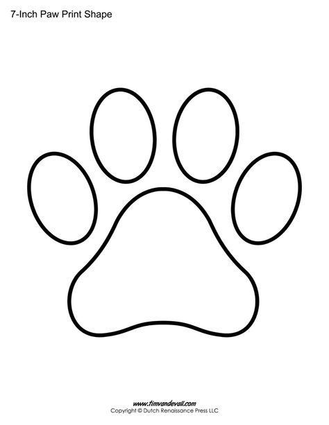 Paw print outline Paw Patrol Outline, Cat Paw Outline, Paw Print Stencil, Paw Print Outline, Paw Template, Paw Stencil, Paw Patrol Badge, Simple Outlines, Paw Print Art