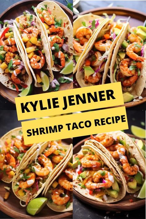 Kylie Jenner’s Shrimp Taco Recipe – Hungarian Chef Frozen Shrimp Tacos, Shrimp Tacos Kylie Jenner, Kylie Jenner Shrimp Tacos Recipe, Killer Shrimp Recipe, Kylie Shrimp Tacos, Chili's Shrimp Tacos Copycat, Shrimp Tacos From Frozen Shrimp, Shrimp And Chirozo Tacos, Costco Shrimp