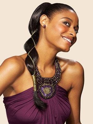 hair style and color + hair piece Egyptian Hairstyles, Peinados Recogidos, Braided Ponytail Hairstyles, Classic Hairstyles, Sleek Ponytail, Pony Hair, Braided Ponytail, Hair Dos, Ponytail Hairstyles