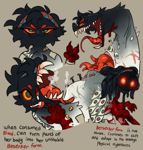 Parasite Oc, Insane Character Design, Creature Character Design, Sir Fluff, Oc Inspo, Monster Concept Art, Oc Ideas, Monster Design, Creature Concept Art