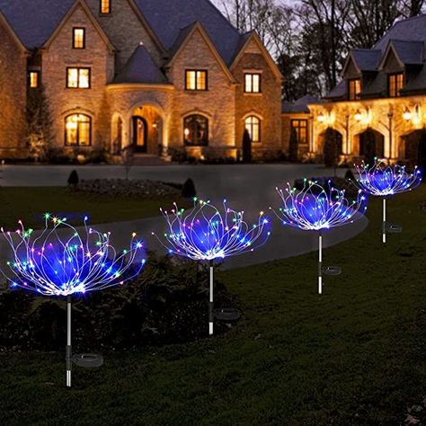 Solar Garden Decorative Lights, Solar Walkway Lights Waterproof, 35 Copper Wires String Lights for Christmas, Pathway, Patio, Flowerbed Backyard Sidewalk, Solar Christmas Tree, Firework Lights, Solar Christmas Lights, Led Fairy String Lights, Outdoor Christmas Tree, Lawn Lights, Wire Design, Decorative Lights