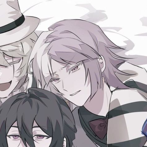 cr; null | #bsd #bungostraydogs #literarystraydogs #anime #manga #fyodordostoyevsky #fyodordostoyevskybsd #nikolaigogol #nikolaigogolbsd #sigma #sigmabsd #fyolai #siglai #sigfyo #fyosiglai #matching #pfp #icons #matchingpfp #matchingicon #matchingpfps #matchingicons Nikolai Sigma And Fyodor Matching, Doa Matching Pfps Bsd Trio, Decay Of Angels Bsd Matching Pfp, Doa Trio Matching Pfp, Doa Pfp, Bsd Trio Matching Pfp, Matching Pfp Icons, Bsd Matching, Bsd Pfp