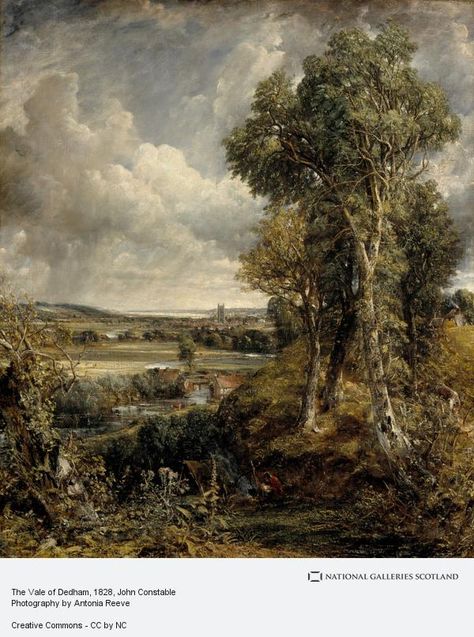 The Vale of Dedham by John Constable John Constable, Information Art, Gallery Of Modern Art, Art Exhibition Posters, Large Oil Painting, Classic Paintings, National Portrait Gallery, Oil Painting Reproductions, Painting Reproductions