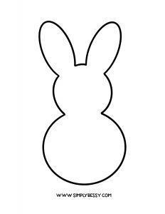 Easter Bunny Peeps Free Printable, Peep Printable Free, Easter Pdf Free Printable, Peep Template Free Printable, Bunny Pattern Printable, Bunny Templates Printable Free Pattern, Carrot Template Free Printable, Bunny Cutout Template, Bunny Outline Printable