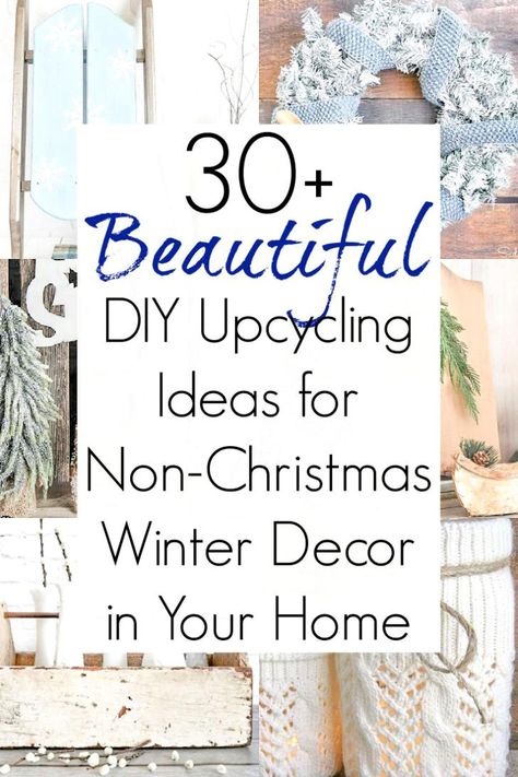 Diy Winter Wall Decor, Non Christmas Winter Decor, After Christmas Winter Decor, Diy Winter Decor, Winter Decor Ideas For The Home, After Christmas Decor, Decor After Christmas, January Decor, Christmas Winter Decor